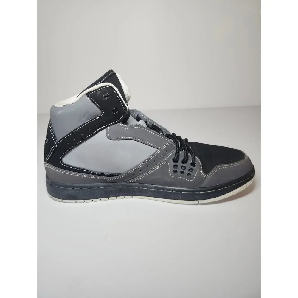 Jordan 1 Flight Men’s Gray Sz 9 Athletic Sneaker Streetwear Mid Top